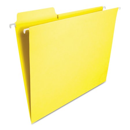 Smead Hanging File Folder, FasTab, Yellow, PK20 64097